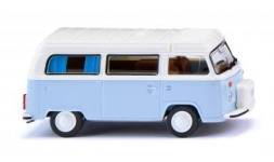 Wiking 031804 - H0 - VW T2b Campingbus - weißblau/weiß